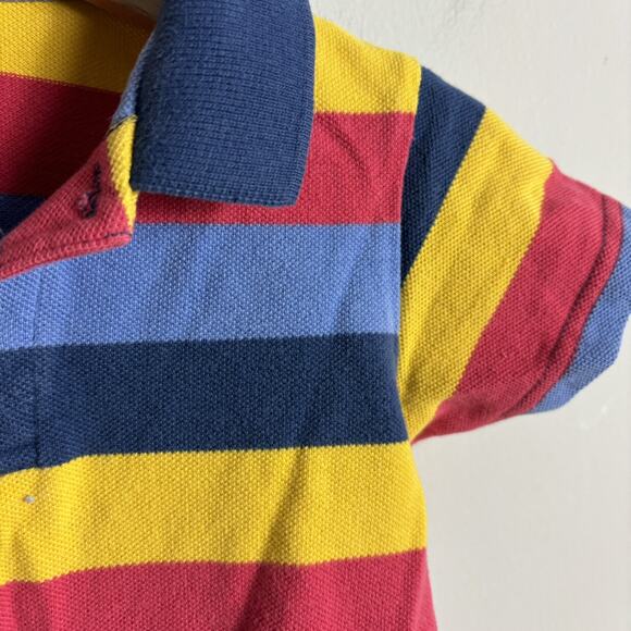 Lands End Striped Polo Romper - Picture 2 of 4